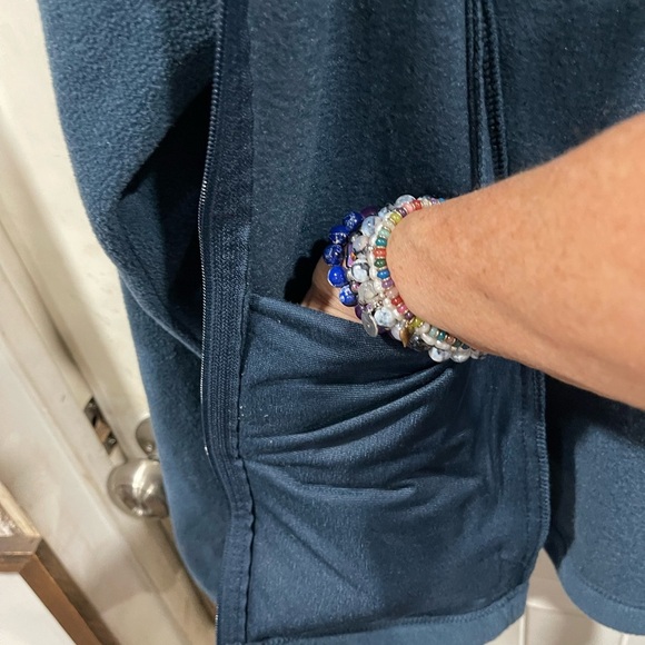 Columbia NEW, unisex extra large Columbia fleece jacket emerald green. - Picture 5 of 9